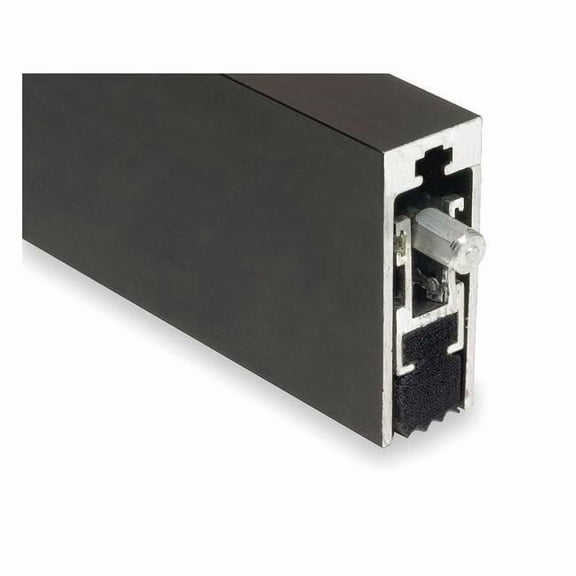 National Guard Automatic Door Bottom,1/2x48In,Aluminum 420NHMDKB-4