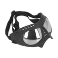 thumbnail image 3 of Gafas de sol para perros con protección UV, gafas para mascotas, protección contra el desgaste de los ojos, gafas de sol para perros medianos y grandes, montura negra, lentes plateadas, 3 of 14