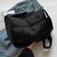 thumbnail image 4 of Bolso de hombro de algodón acolchado rombo Casual Shopping Crossbody Bag (negro), 4 of 8