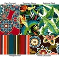 thumbnail image 2 of 19-inch Squared Patterned Spun Polyester Tufted Dining Chair Cushions (Set of 4) 94005-4CH-REO-50, 2 of 7