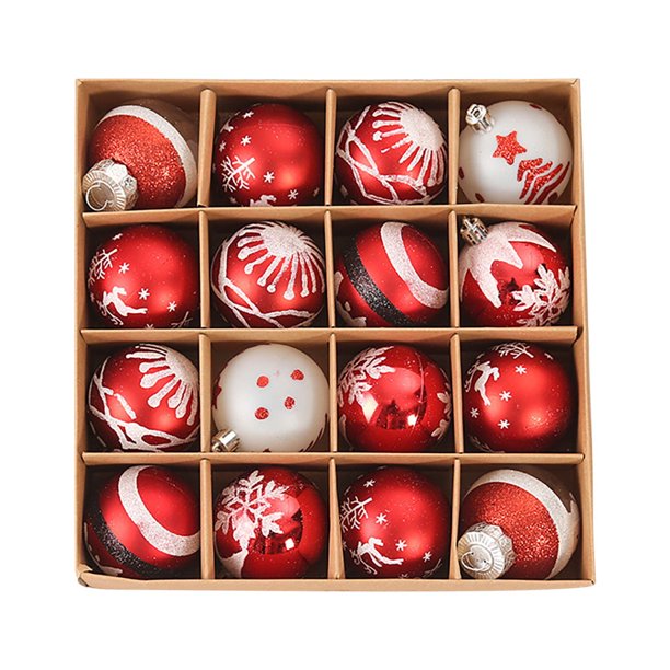 Liquidación de PYPESEEWY Decoraciones navideñas Liquidación Adornos para interiores y exteriores Adornos para árboles de Navidad Bolas para decoraciones navideñas Hogar Habitación Fiesta Invierno