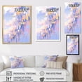 thumbnail image 4 of Designart "Bold Illumination In Contemporary Lavender" Modern Geometric Floater Framed Wall Art Prints, 4 of 5