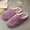Purple, variant on LOVEGAB Adult Slippers Winter Warm Soft Plush Coral Velvet Home Indoor House Anti-slip Slippers for Women and Men