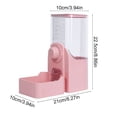 thumbnail image 3 of Rabbit Food Dispenser,Hanging Gravity Bunny Feeder for Cage Automatic Guinea Pig Feeding Bowls Pet Food Storage for Guinea Pig, 3 of 6