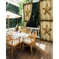 thumbnail image 5 of nqOlkjepod Outdoor Curtains for Patio Waterproof, Texas Star Country Outdoor Privacy Panels Grommet, Western Stars Retro Blackout Outside Curtains for Porch/Cabana/Pergola/Gazebo 54"x95", 1 Panel, 5 of 8