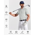 thumbnail image 5 of COOFANDY Mens Polo Shirts Golf Moisture Wicking Performance Short Sleeve Casual Tactical Shirts Pique Jersey Collared T-Shirts, 5 of 6