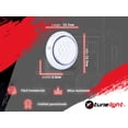 thumbnail image 2 of Kit De 10 Plafones Post 14 Leds + Aro Gel Blanco Tunelight TUNELIGHT-RENOVATIO ., 2 of 7