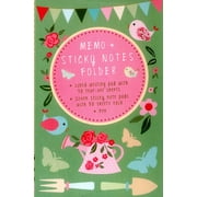 Memo & Sticky Notes Folder: Pretty Garden : Small Folder Containing 7 Sticky Notepads, A Tear-Off Lined Writing Pad, And Gel Pen. (General merchandise)