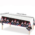 thumbnail image 3 of Patriotic Tablecloth, Patriotic Decorations 54" x 108" Disposable Plastic Tablecloth, Birthday Party Table Cloth for Kids, Patriotic Themed Party Supplies for Outside, Picnic, Camping, Memorial, 3 of 5