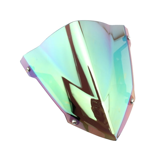 S SERENABLE Front Windshield Windscreen For FZ-09 18-21 Motorcycle Accessories Rainbow White