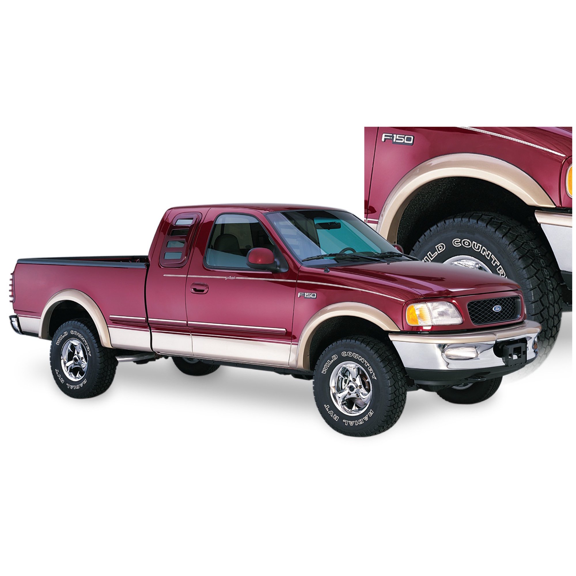 Bushwacker 033 11 Extend A Fender Flares Fits 97 04 F 150 F 150 Heritage Walmart Canada