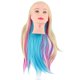 thumbnail image 2 of New 26' Hairdressing Styling Practice Training Head For Cutting Braiding(#6 White &Multicolor), 2 of 5