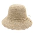 thumbnail image 2 of Sombrero de paja Melesh a la moda para mujer, verano, playa, 2 of 7