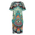thumbnail image 3 of Hamsa vestido holgado a mano con bolsillo para mujer sensual de verano, 3 of 6