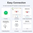 thumbnail image 2 of Bluetooth Tracker, Mini Smart Air Tracker Tags-2 Pcs, Key Finder and Item Locator Works with Apple Find My (iOS Only), With IP67 Waterproof, Tracker Tag for Keys/Luggage/Wallet, etc., 2 of 5