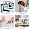 thumbnail image 2 of BRIGHTFUFU Flexible Web Camera with Microphone for Computer Made of Plastic Blue USB 0.3MP Webcam Easy to Adjust Angle, 2 of 7