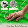 thumbnail image 6 of ODIKA 6'x9' Washable Area Rug Football Door Field Athletic Goal Post Stadium Stripe Border for Dining Room, Under Table, Office Décor, Non-Slip Chair-Friendly, 6 of 7