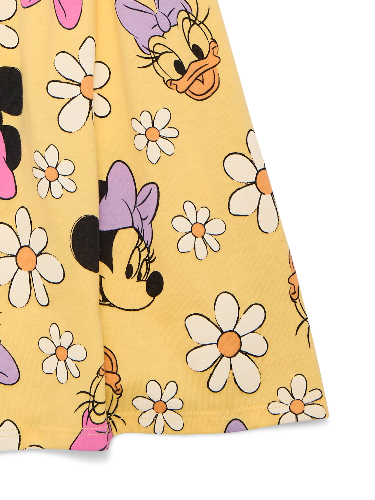 Minnie Mouse Girls Print Dress with Short Sleeves, Sizes 4-12