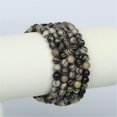 thumbnail image 3 of Angelstones Bracelet Extensible en Perles Rondes de Pierre Précieuse Picasso Jasper 6mm 7 Pouces Unisexe, 3 of 4