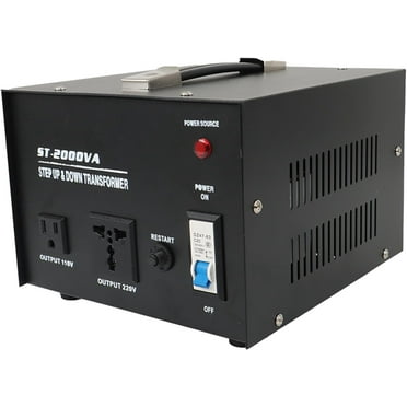 Voltage Converter Transformer 2000 Watt Step-Up/Buck Transformer 110 Volt to 220 Volt/220 Volt to 110 Volt