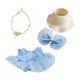 thumbnail image 2 of Conjunto De Ropa Para Muñecas De Niña, Tocado Con Lazo, Vestido De Tul, Decoración Para Muñecas De Años, 8 A 10 Años, Estilo E, 2 of 8