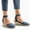 Blue, variant on SMihono Flip Flops Sandals Womens Summer Casaul Women's Suede Casual Elastic Band Platform Straw Woven Wedge Single Sandals Shoes Slipper On Clearance