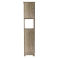 thumbnail image 2 of Ibis Linen Cabinet, Double Doors, Four Interior Shelves, Two Cabinets -Light Oak, 2 of 4
