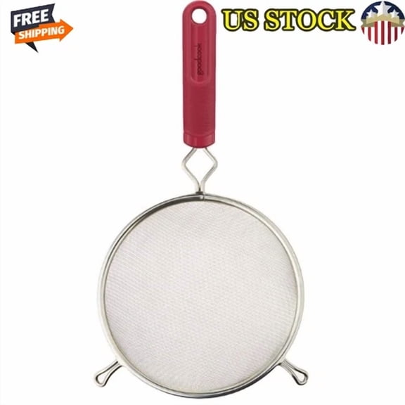 6 Inch Stainless Steel Strainer Tool Straining Rinsing Sifting Cooking New