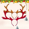 thumbnail image 5 of Serre-Tête de Noël Mode Grand Corne de Renne Bandeau Accessoire Photo, 5 of 5