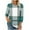 Army Green|Plaid, variant on Women's 3/4 Sleeve Tops T-shirts Casual Spring Fall Crew Neck Tee Shirt Loose Fit Tshirts for Women (XL, White|Solid)