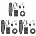 thumbnail image 1 of 3X Walkie Talkie Inalámbrico Bluetooth PTT Auricular Manos K Enchufe para Micrófono -888S K5, 1 of 5