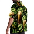 thumbnail image 3 of Saint Patrick's Day Men's Casual Poplin Button Down Short Sleeve Shirts for Summer Beach - Unisex, 3 of 6
