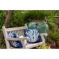 thumbnail image 3 of 18" x 18" Simply Daisy Big Seaweed Indoor/Outdoor Pillow, Nautical Navy Qty 1, 3 of 6