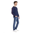 thumbnail image 2 of Playera Para Hombre Casual Manga Larga Color Marino Con Franja Casual 770212 azul marino EG Incógnita 770212, 2 of 5