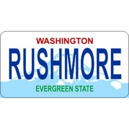 Design It Yourself Custom Washington Plate #2 Free Personalization on Plate