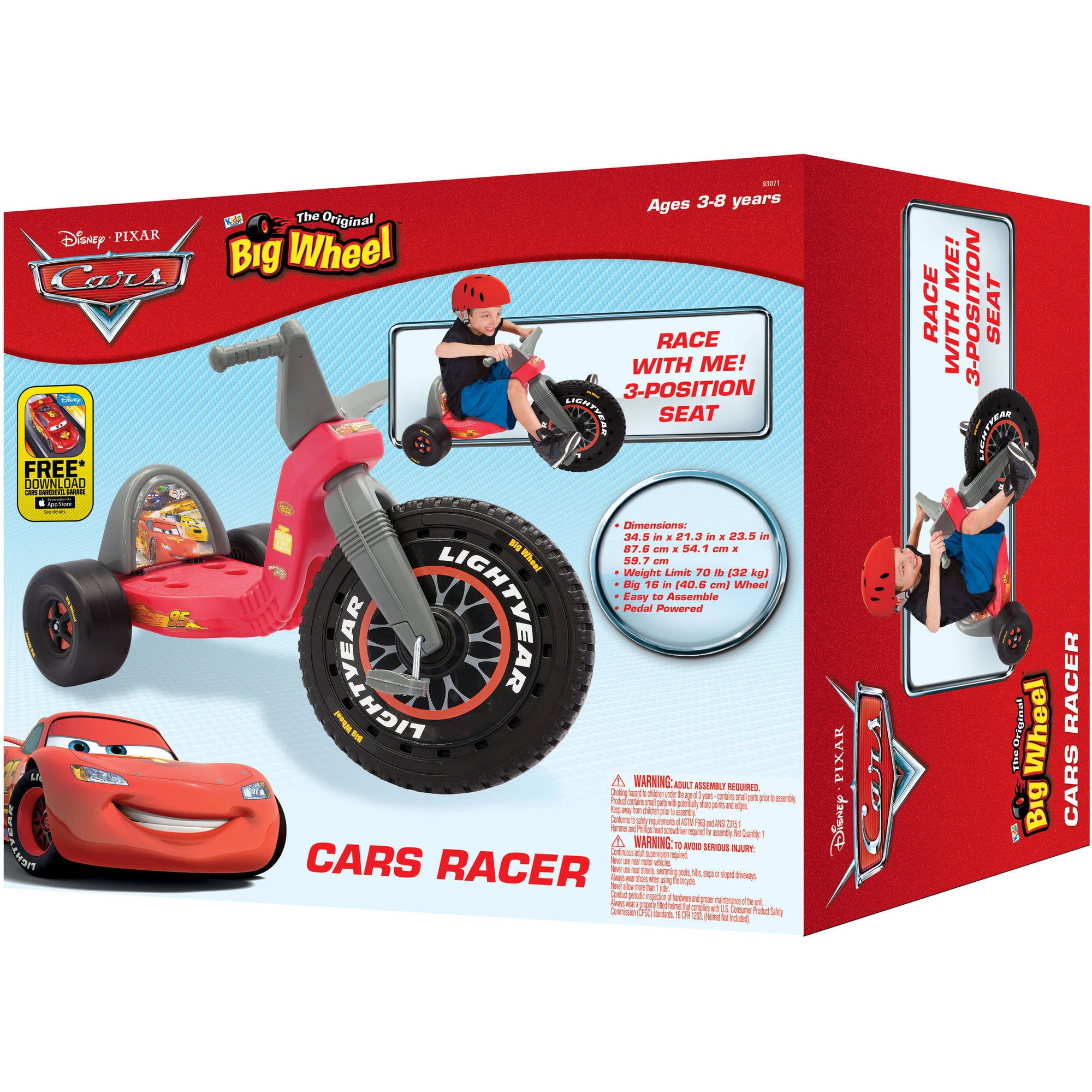 disney cars big wheel