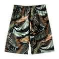 thumbnail image 2 of Danhjin Girls and Boys Shorts Casual Printed Summer Beach Shorts Adjustable Waist Quick Ly Dry Swimming Board Shorts 3-14 Years, 2 of 3