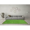 thumbnail image 3 of Ahgly Company Indoor Rectangle Abstract Green Modern Area Rugs, 2' x 4', 3 of 4