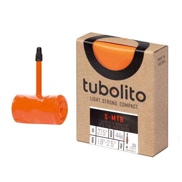 Camara de bicicleta R27.5 x1.8/2.50 FRA 42mm S-Tubo Tubolito naranja M