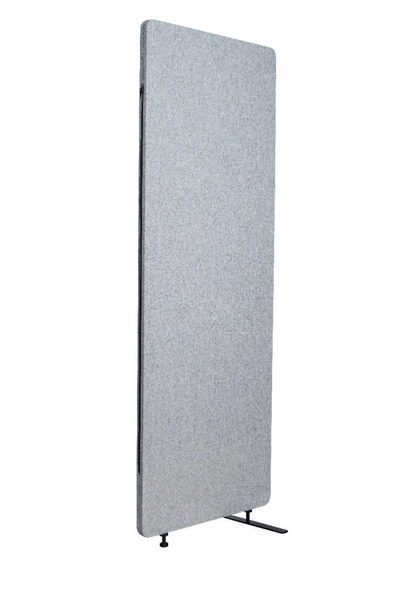 Reclaim Acoustic Room Dividers - Single Expansion Panel in Misty Gray