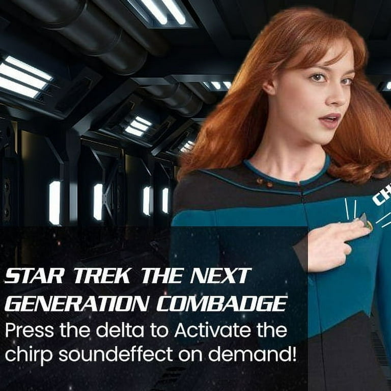 FAMETEK Star Trek The Next Generation Chirping Communicator Badge