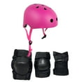 thumbnail image 1 of Skateboard Helmet Elbow/Knee/Wrist Pad Combo Small Purple/Pink, 1 of 2