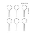 thumbnail image 2 of HOOWIFFY 100pcs Jewelry Burning Needle Shaped Refractory Pins For Kiln Use Tools For Diy Pottery And Craft Projects, 2 of 8