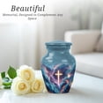 thumbnail image 5 of Cross small keepsake Urns For Adult Ashes Women - Funeral Urns For Adult Male - Memorial Urn For Male Ashes - Decorative Urn For Cremation, 3 inch, 5 of 7