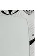 thumbnail image 2 of Ambesonne White Fitted Sheet, Ornate Umbrellas, Queen Size, Black White, 2 of 2