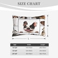thumbnail image 4 of Fotbe Pedigree dogs collage Pattern Pillow Cases - Envelope Closure - Luxury, Extra Soft, Cooling Pillow Covers - Wrinkle, Fade, Stain Resistant-16"x24", 4 of 6