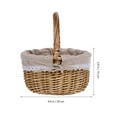 thumbnail image 2 of OHOIOLLA 1Ud Cesta De Picnic De Tejida A Mano Para Guardar Y Snacks, 2 of 5