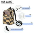 thumbnail image 4 of Naloa Chess Board With Pawns Canvas Backpack for Men Women Rucksack Casual Travel Daypack College Tote Satchel Bookbag for Teens-Medium, 4 of 7