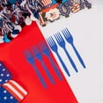 thumbnail image 7 of GFHFHITJ American Flag Patriotic Party Plates And Napkins forks Supplies, Disposable Tableware Paper Set for Veterans Day, Election Day, 4Th Of July, Independence Day Decorations, Serves 24 Guests, 7 of 7