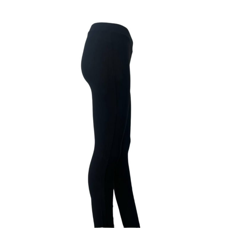 TOTEME Women's Long Tights High Elastic Waist Zip Leggings, Black, M 